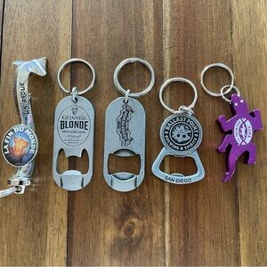 Beer Brewery Bottle Openers/Keychains